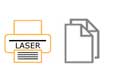 Disse etiketter kan bruges til laserprinter og kopiering