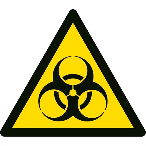 Advarsel biologisk fare label
