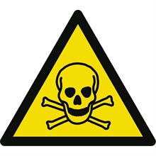 Advarsel giftige stoffer label