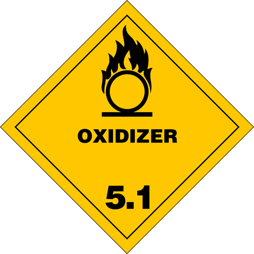 Oxiderende (brandnærende) stoffer - Fareklasse 5.1 - 250 stk.