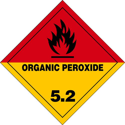 Organiske peroxider - Fareklasse 5.2 - 250 stk.