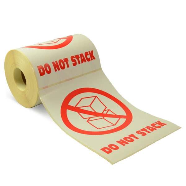 Advarsel, Må ikke stables/Do not stack, 148 x 210 mm, 300 stk.