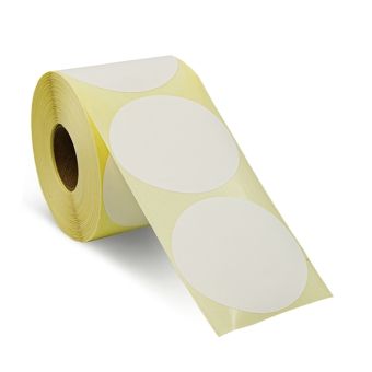 Thermo ECO Basic etiketter på rulle – Ø 90 mm – 750 stk. - Thermoetiketter