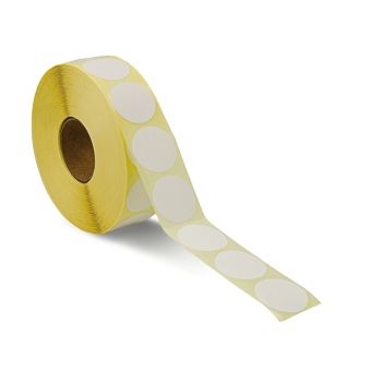 Transferetiketter Premium på rulle – Ø30 mm – 2.000 stk. - Transfer-etiketter