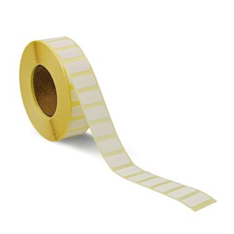 Transferetiketter Basic på rulle, permanent lim – 20 x 15 mm – 2.500 stk. - Neutrale etiketter i ruller