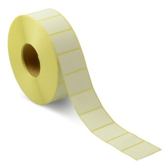 Transferetiketter Basic på rulle, permanent lim – 30 x 25 mm – 2.500 stk. - Transfer-etiketter