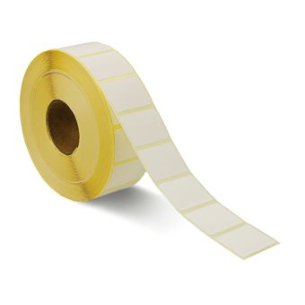 Transferetiketter Basic på rulle, permanent lim – 35 x 25 mm – 2.500 stk. - Transfer-etiketter