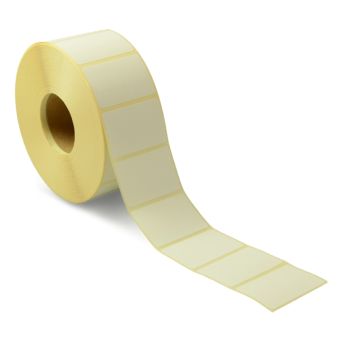 Transferetiketter Basic på rulle, permanent lim – 40 x 25 mm – 2.500 stk. - Transfer Basic etiketter