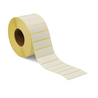 Transferetiketter Basic på rulle, permanent lim – 50 x 15 mm – 2.500 stk. - Transfer Basic etiketter