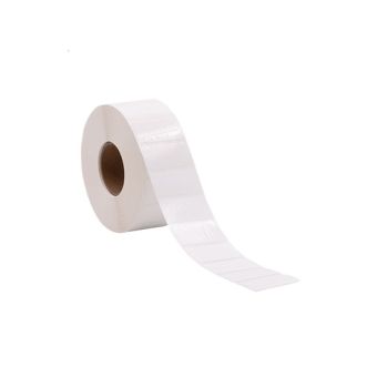 PP folie etiketter på rulle, permanent lim – Hvid – 40 x 20 mm – 2.500 stk. - PP folie-etiketter