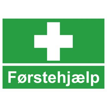 Selvklæbende Nødskilt – Førstehjælp (ISO 7010 E003) - Nødskilte
