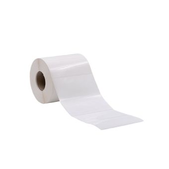 PP folie etiketter på rulle, permanent lim – Hvid – 100 x 50 mm – 1.000 stk. - PP folie-etiketter