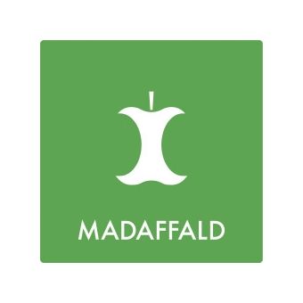 Selvklæbende Affaldspiktogram – Madaffald – Firkantet - Affaldssortering-labels