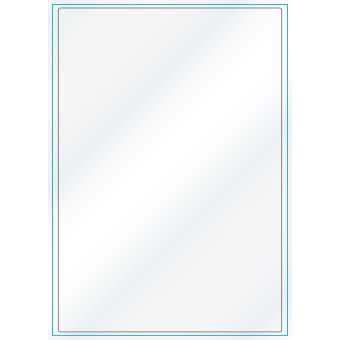 A4-1, 1 etiket/ark, hvid gloss – permanent lim – 199,6 x 289,0 mm – 100 ark - A4, A5 & A6 etiketter i ark