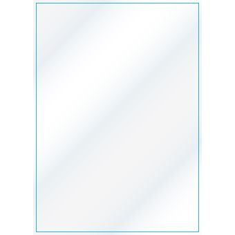 A4-1 slids, 1 etiket/ark, hvid gloss – permanent lim – 210,0 x 295,3 mm – 100 ark - A4, A5 & A6 etiketter i ark