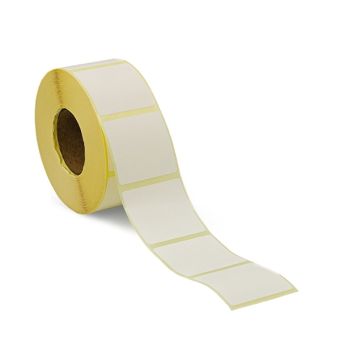 Thermo ECO Basic etiketter på rulle – 40 x 40 mm – 1.000 stk. - Neutrale etiketter i ruller