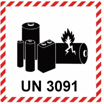 Lithium batterier UN 3091 UDEN telefon nummer  - 250 stk. - Faresedler